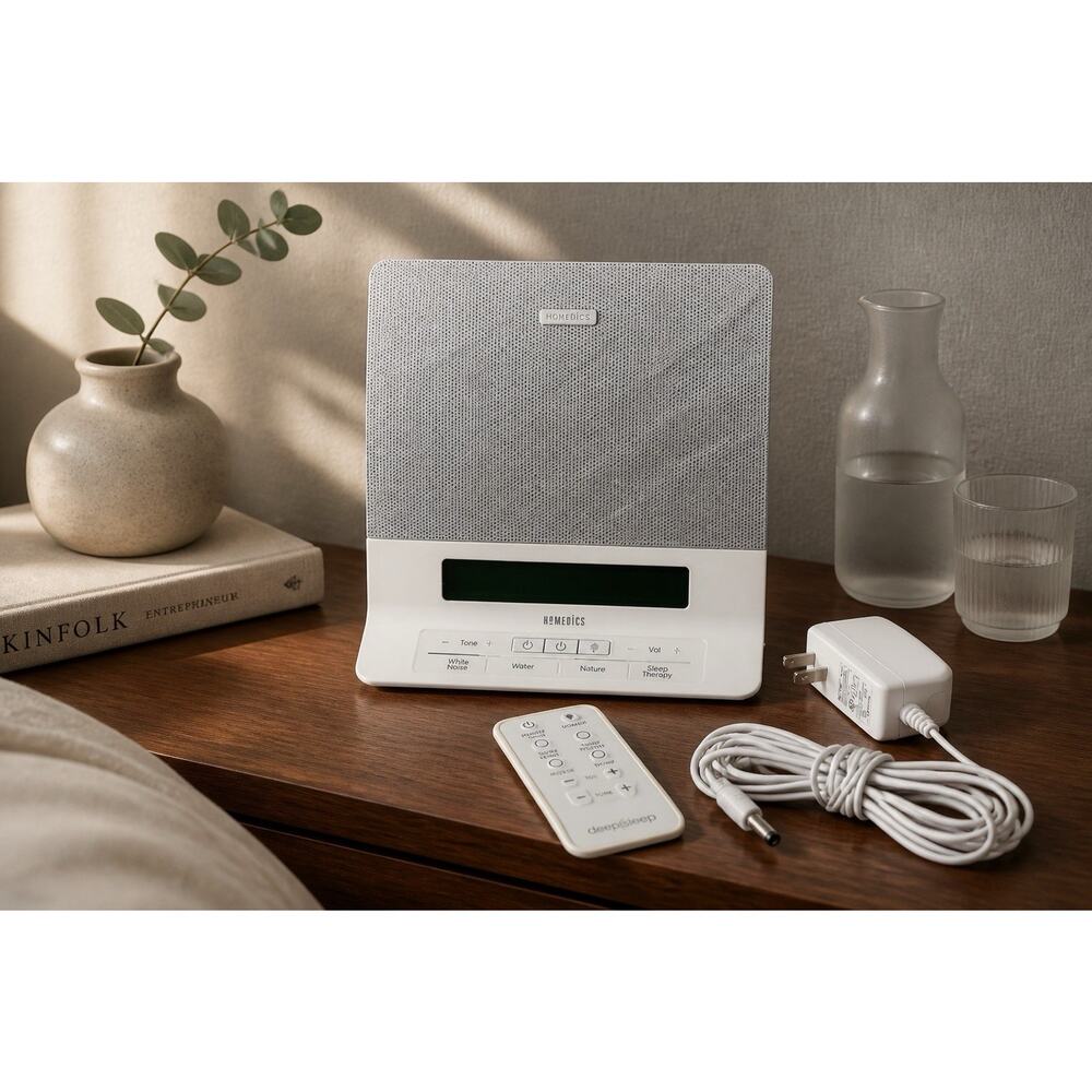 Homedics Deep Sleep Therapy Nature OceanWhite Noise Sound Machine Relax Meditate